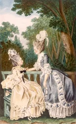 Robe de Matinée pour Dames, 1771 (gravure en couleur)